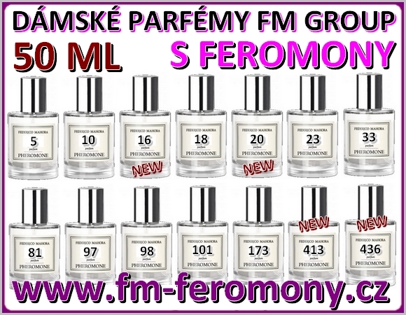 DÁMSKÝ PARFÉMY S FEROMONY FM GROUP 50 ML