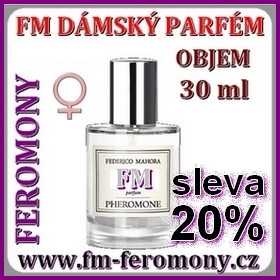 DÁMSKÝ PARFÉM 30 ML S FEROMONY FM GROUP 20% SLEVA