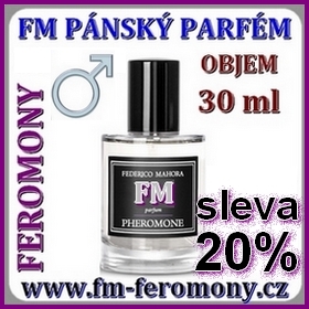 PÁNSKÉ PARFÉMY 30 ML S FEROMONY FM GROUP
