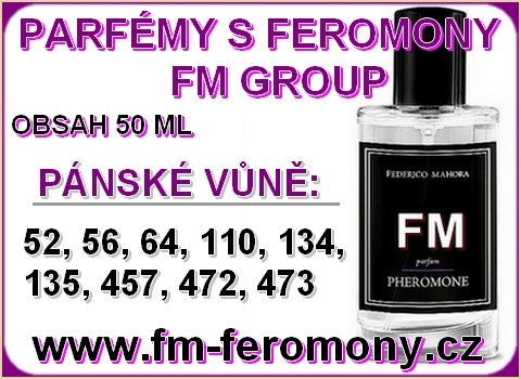 PÁNSKÉ PARFÉMY S FEROMONY FM GROUP