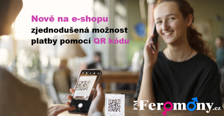 Novinka - možnost platby prostřednictvím QR